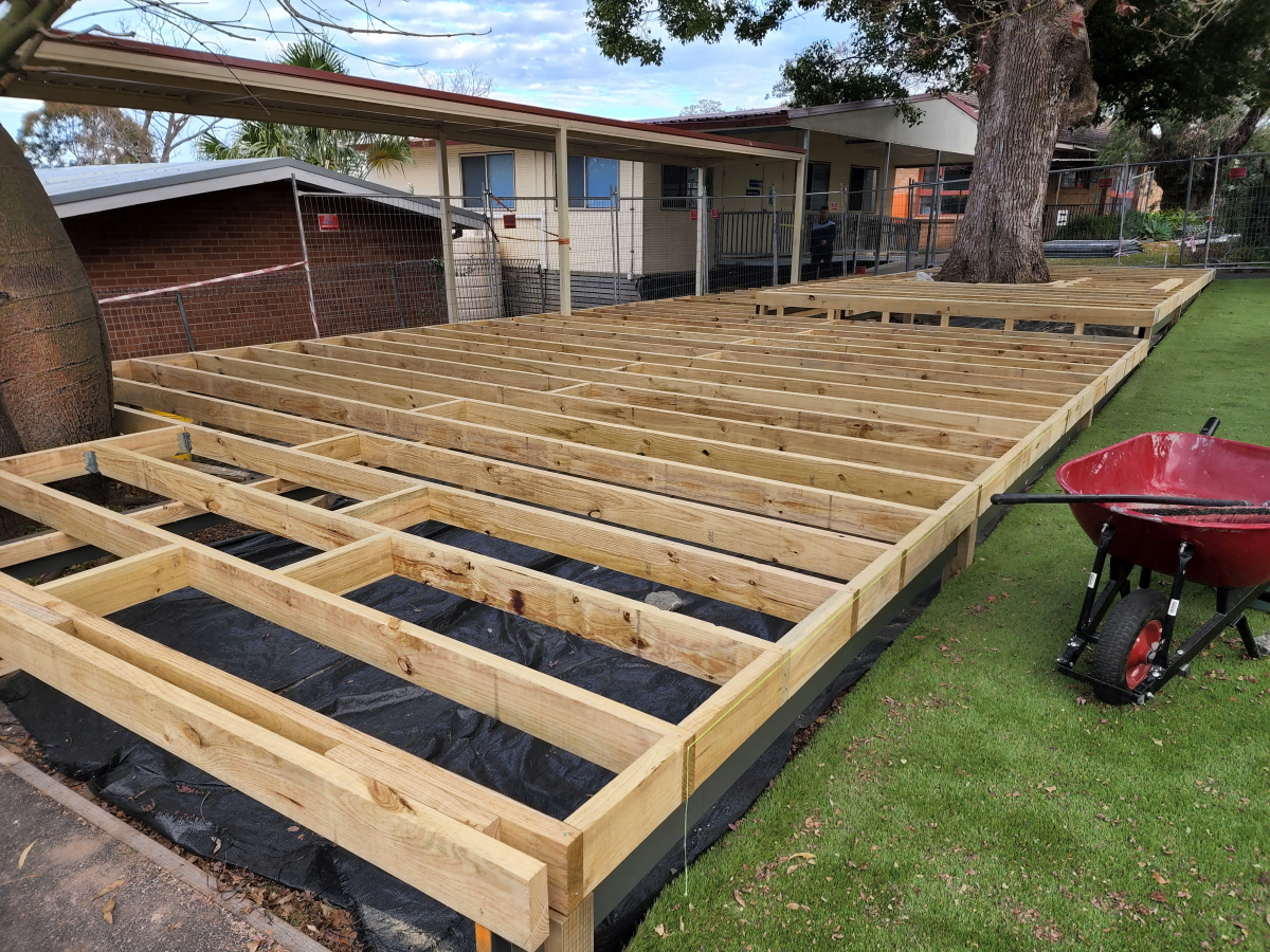 External Timber Work - Deck Framing