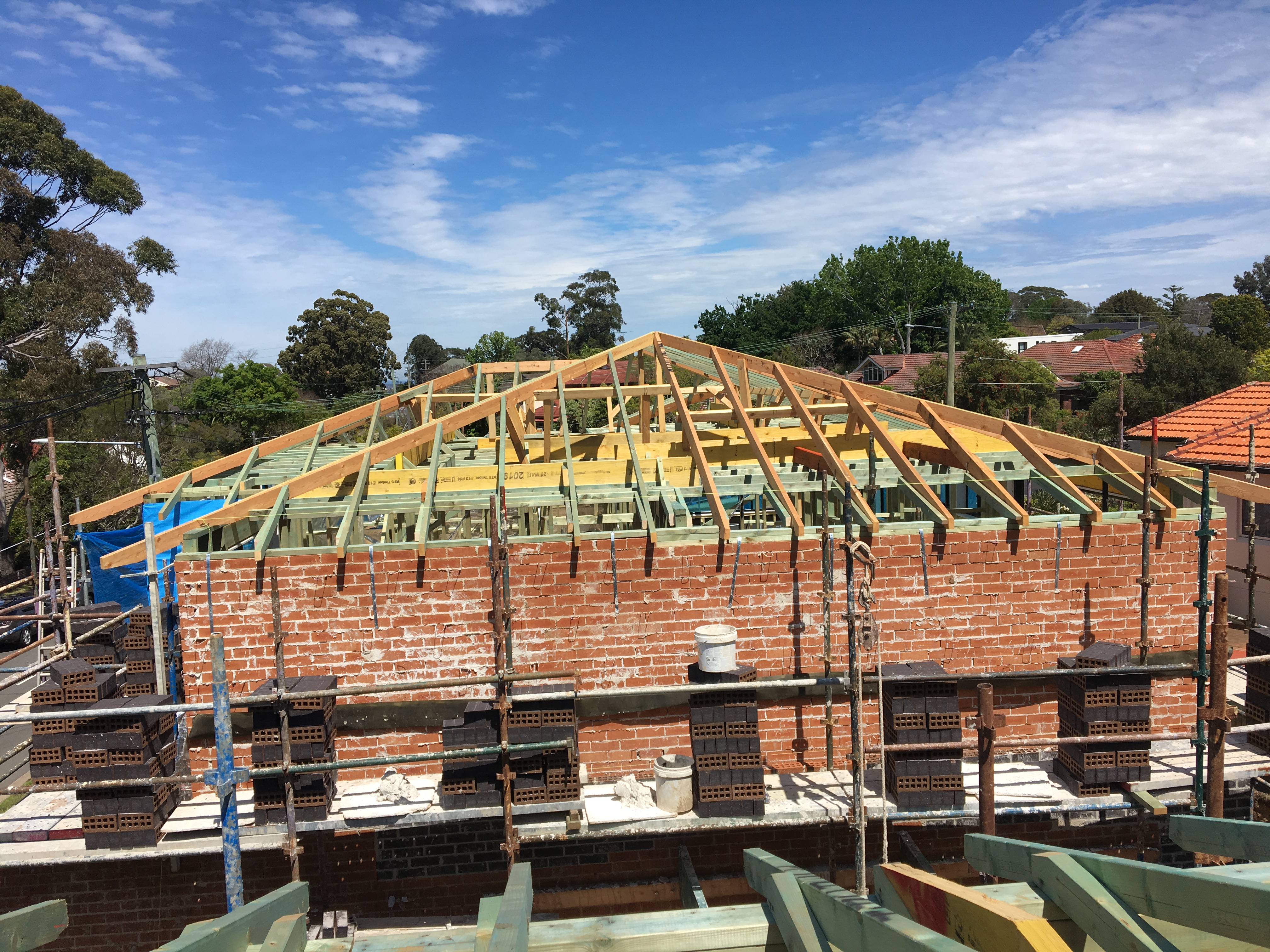 Roof truss framing